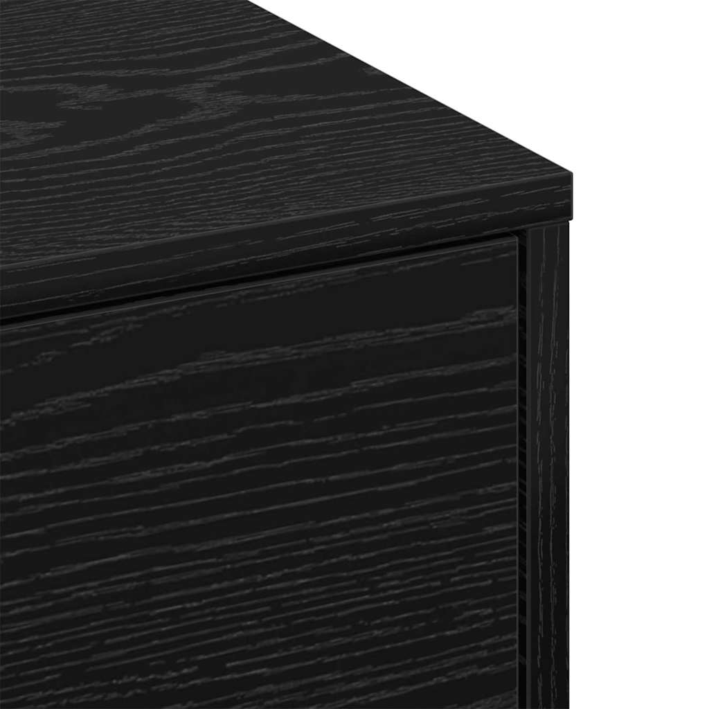 Soffbord Svart Ek 90 x 90 x 28 cm