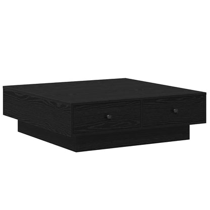 Soffbord Svart Ek 90 x 90 x 28 cm
