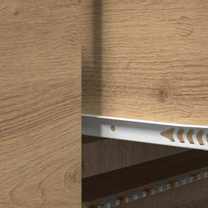 TV-Möbel Brun TV-Bänk med låda Artisan Ek 140 x 34 x 40 cm