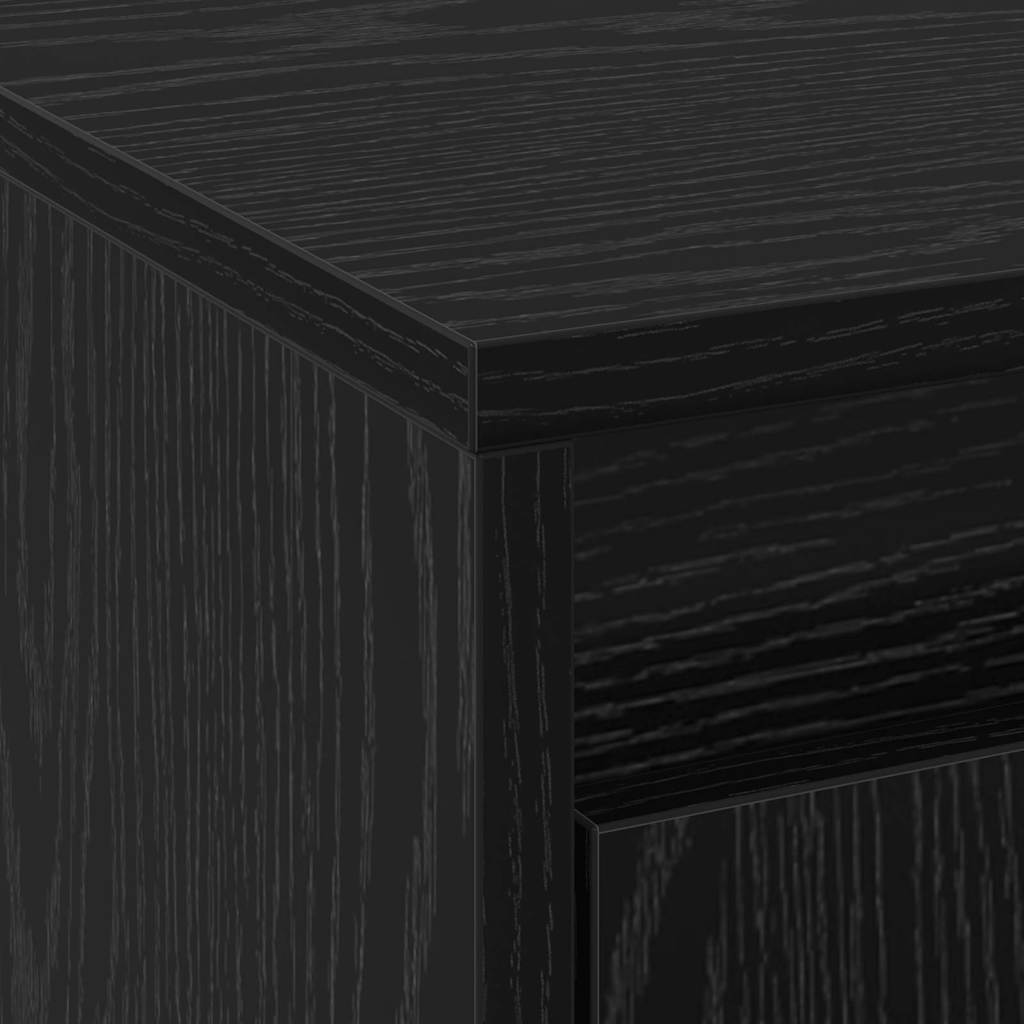 TV-Möbel Svart TV-Skåp 139.5 x 34 x 50 cm