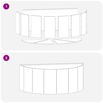 Utomhus Blomkruka Metall Vit 90 x 45 x 35 cm Stål