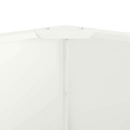 Utomhus Blomkruka Metall Vit 60 x 60 x 35 cm Stål