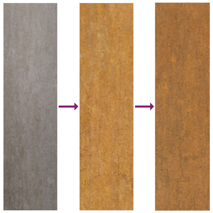 Planteringskärl Rostig 90 x 90 x 50 cm Väderbeständig stål