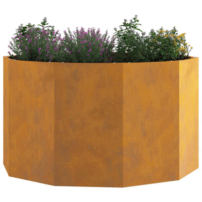 Planteringskärl Rostig 90 x 90 x 50 cm Väderbeständig stål