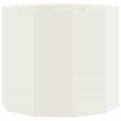 Utomhus Blomkruka Metall Vit 60 x 60 x 50 cm Stål