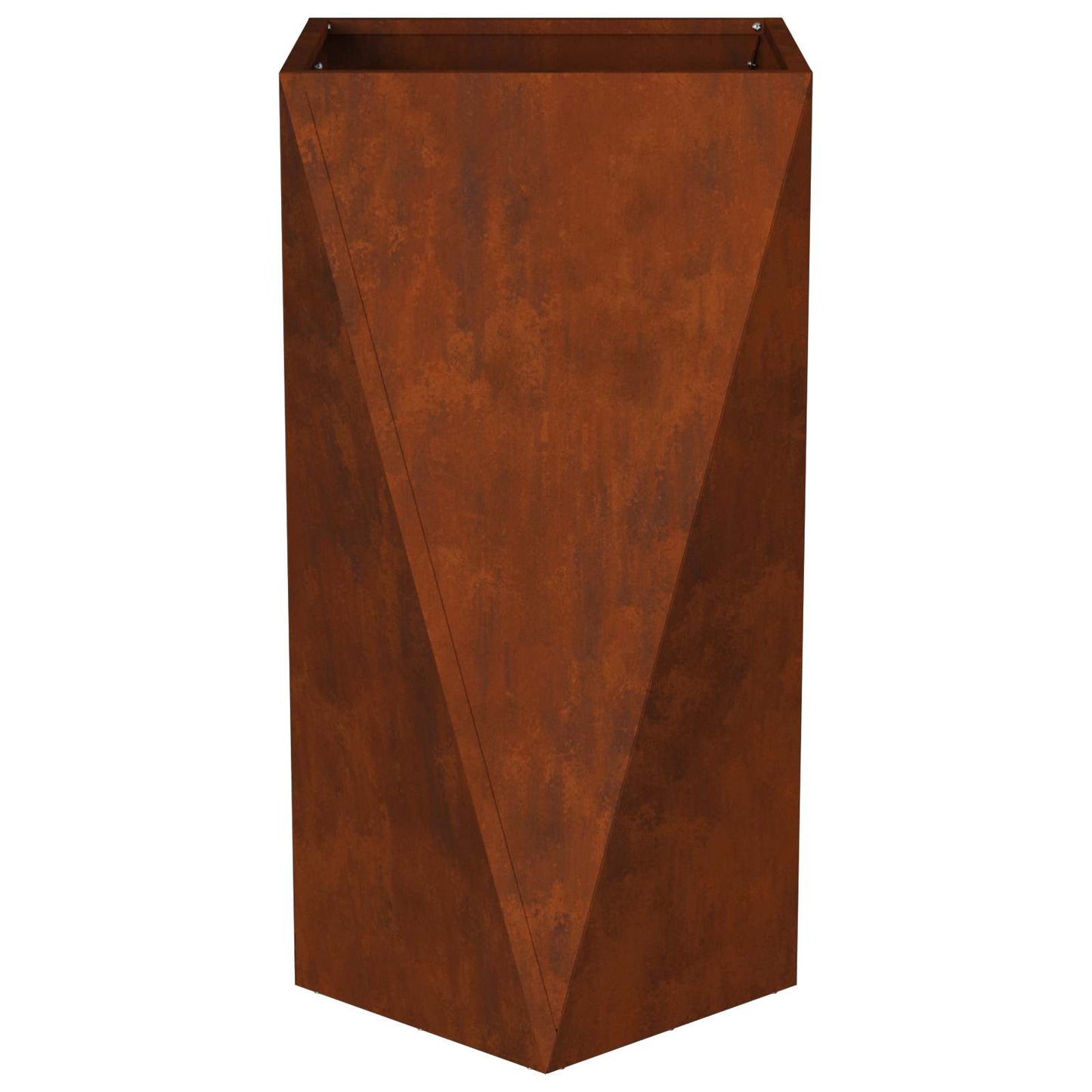 Utomhus Blomkruka Metall 2 pcs Rostig 40 x 40 x 75 cm