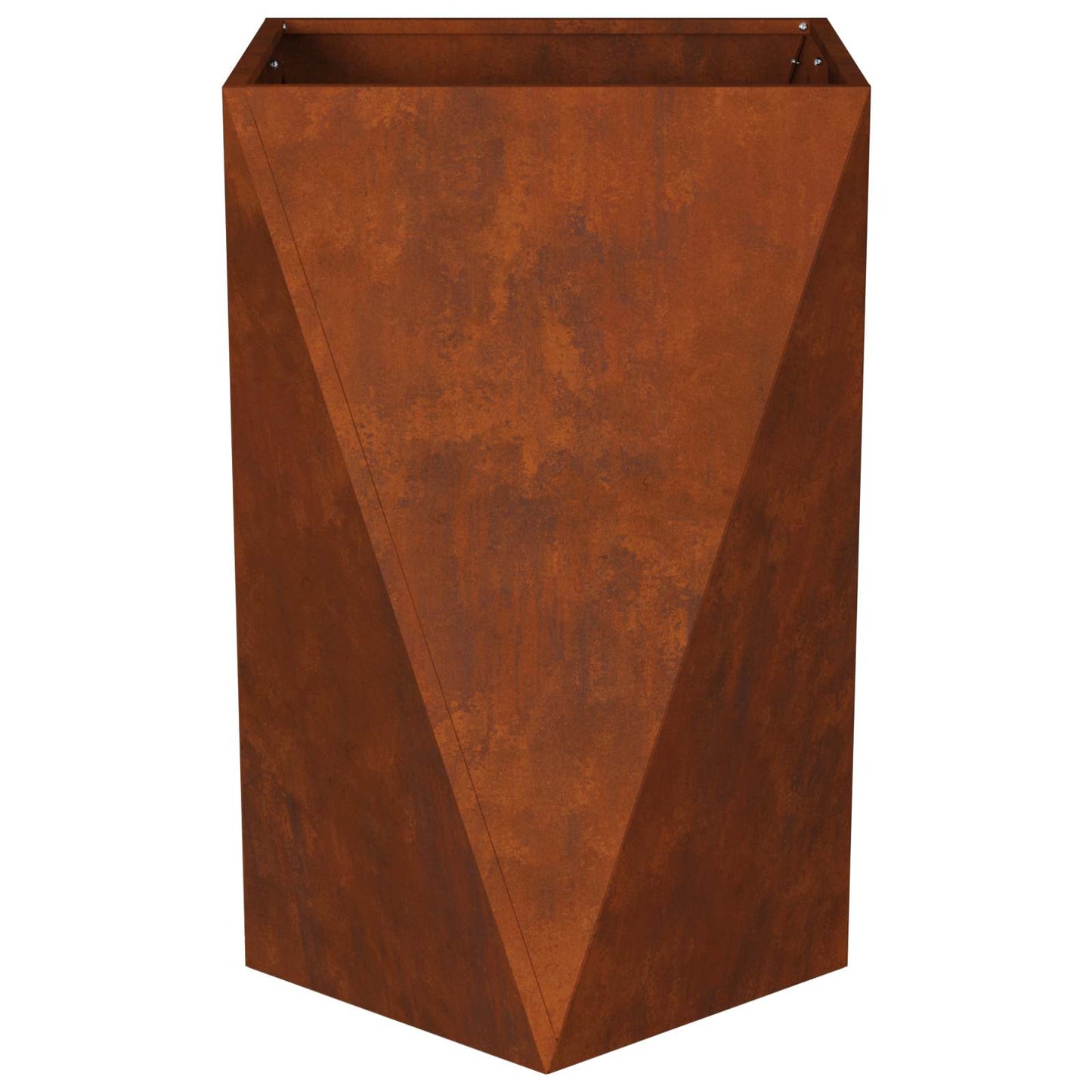 Utomhus Blomkruka Metall 2 pcs Rostig 50 x 50 x 75 cm
