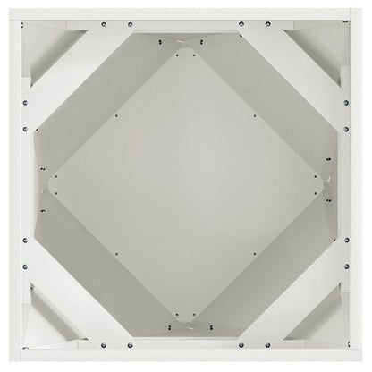 Utomhus Blomkruka Metall 2 pcs Vit 50 x 50 x 50 cm Stål