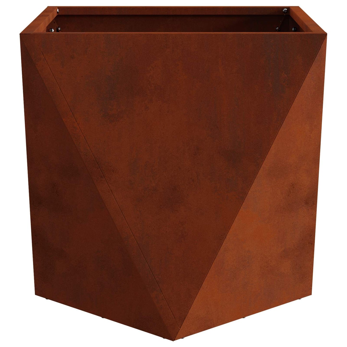 Utomhus Blomkruka Metall 2 pcs Rostig 50 x 50 x 50 cm
