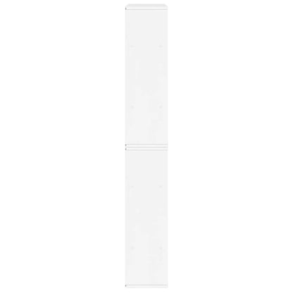 Sidoskåp 4 st "ODDA" vit 40x24x79 cm massiv trä furu