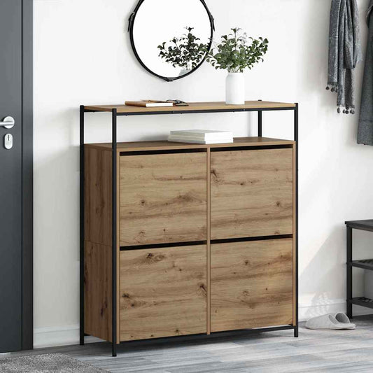 Skoskåp med hylla Artisan Ek 100 x 34 x 112 cm Konstruerat trä