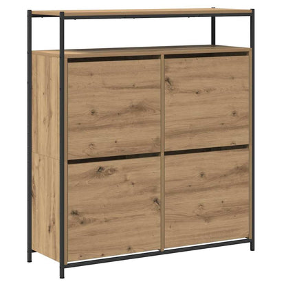 Skoskåp med hylla Artisan Ek 100 x 34 x 112 cm Konstruerat trä