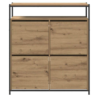 Skoskåp med hylla Artisan Ek 100 x 34 x 112 cm Konstruerat trä