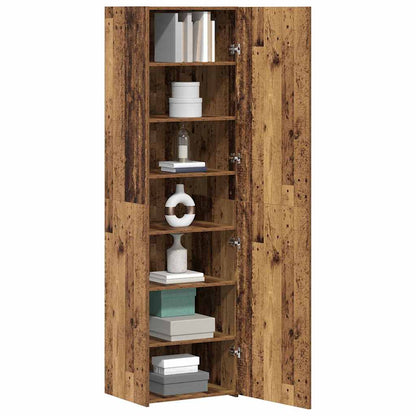 Skåp Åldrat Trä 50 x 42,5 x 185 cm