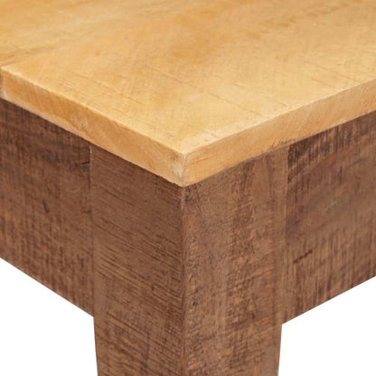 Soffbord Brun med låda 110 x 55 x 40 cm Massivt mangoträ