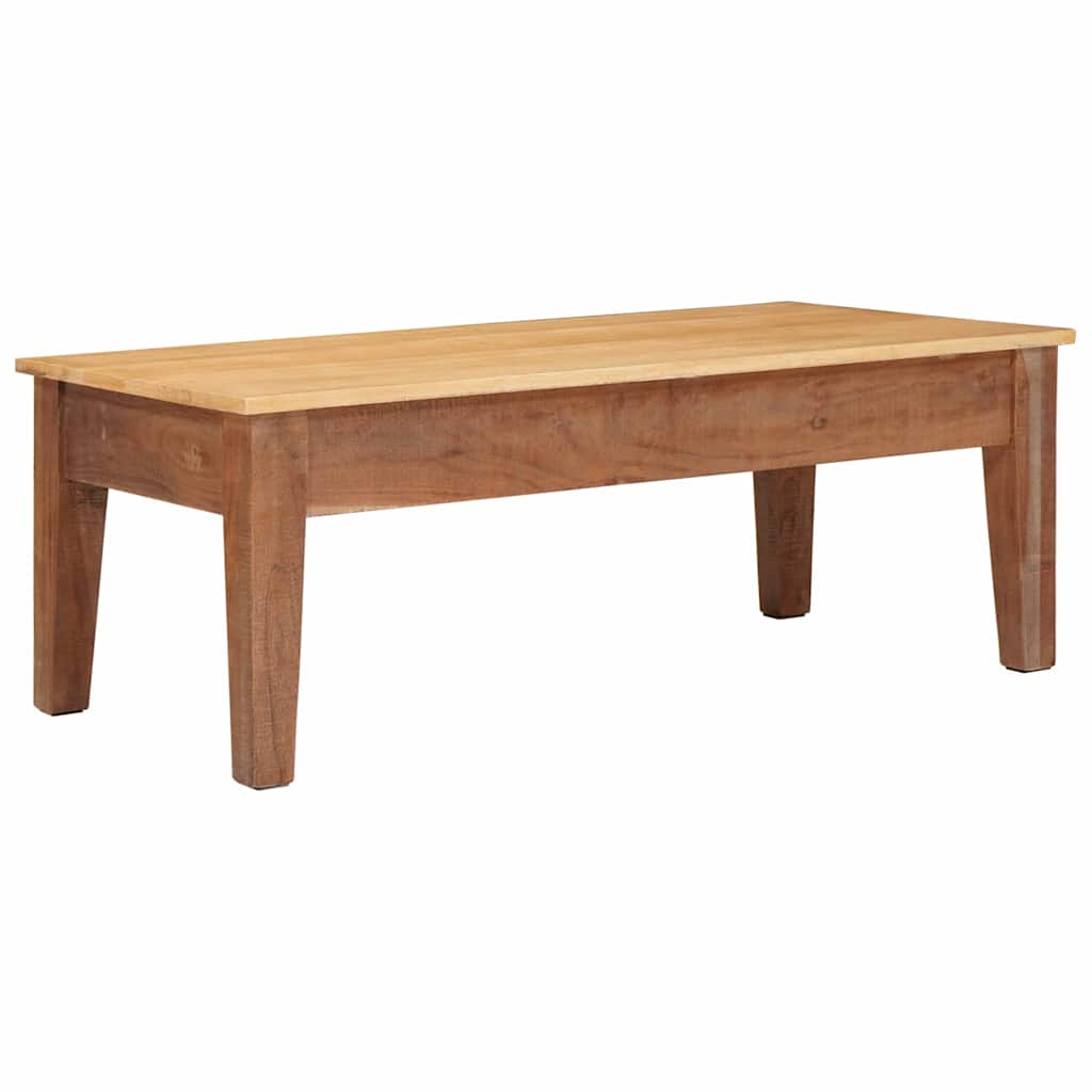 Soffbord Brun med låda 110 x 55 x 40 cm Massivt mangoträ