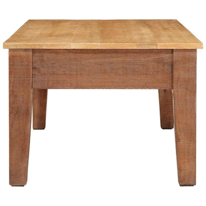 Soffbord Brun med låda 110 x 55 x 40 cm Massivt mangoträ
