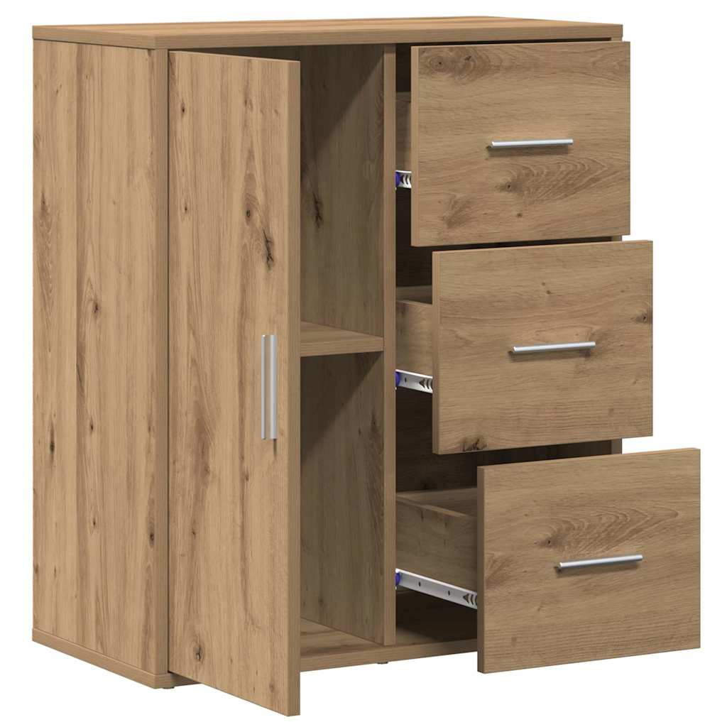 Skänk Artisan Ek med låda 60 x 31 x 70 cm