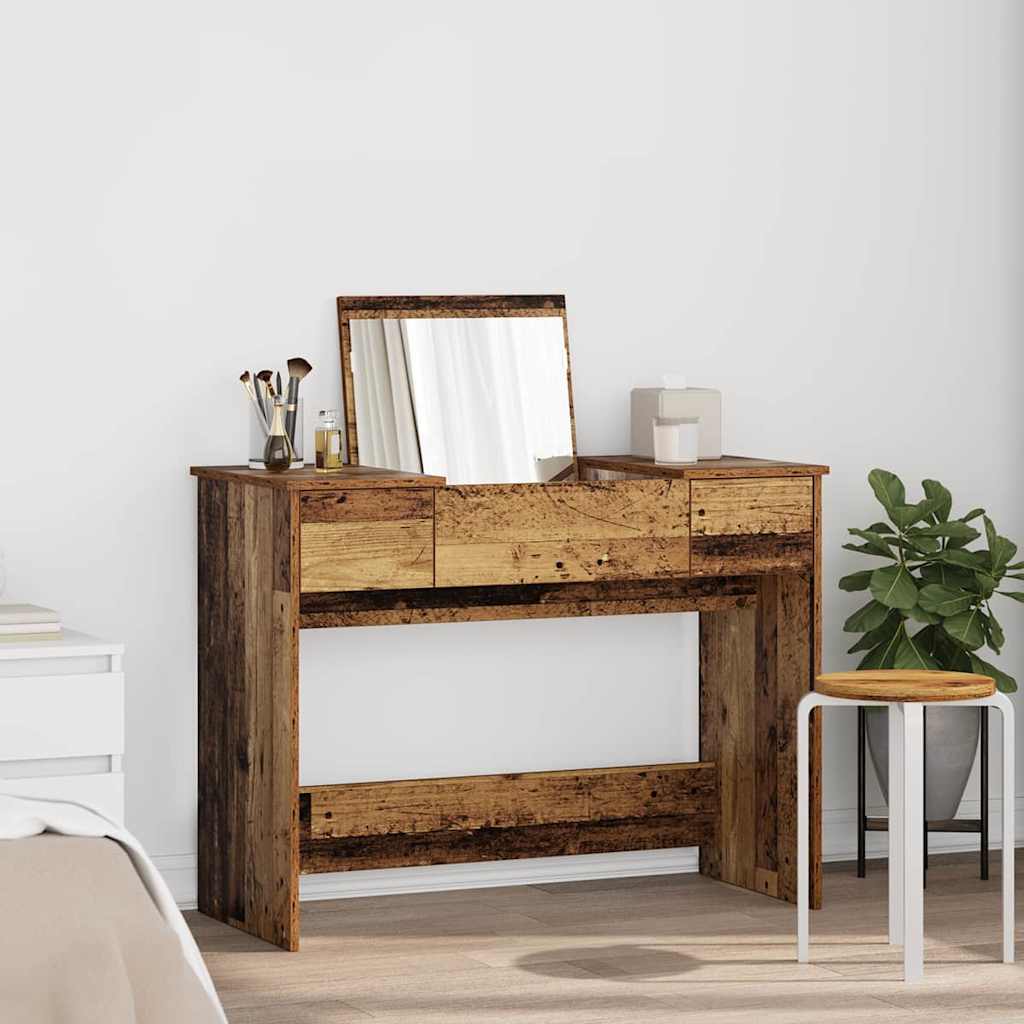 Sminkbord Gammalt Trä 100 x 45 x 76 cm