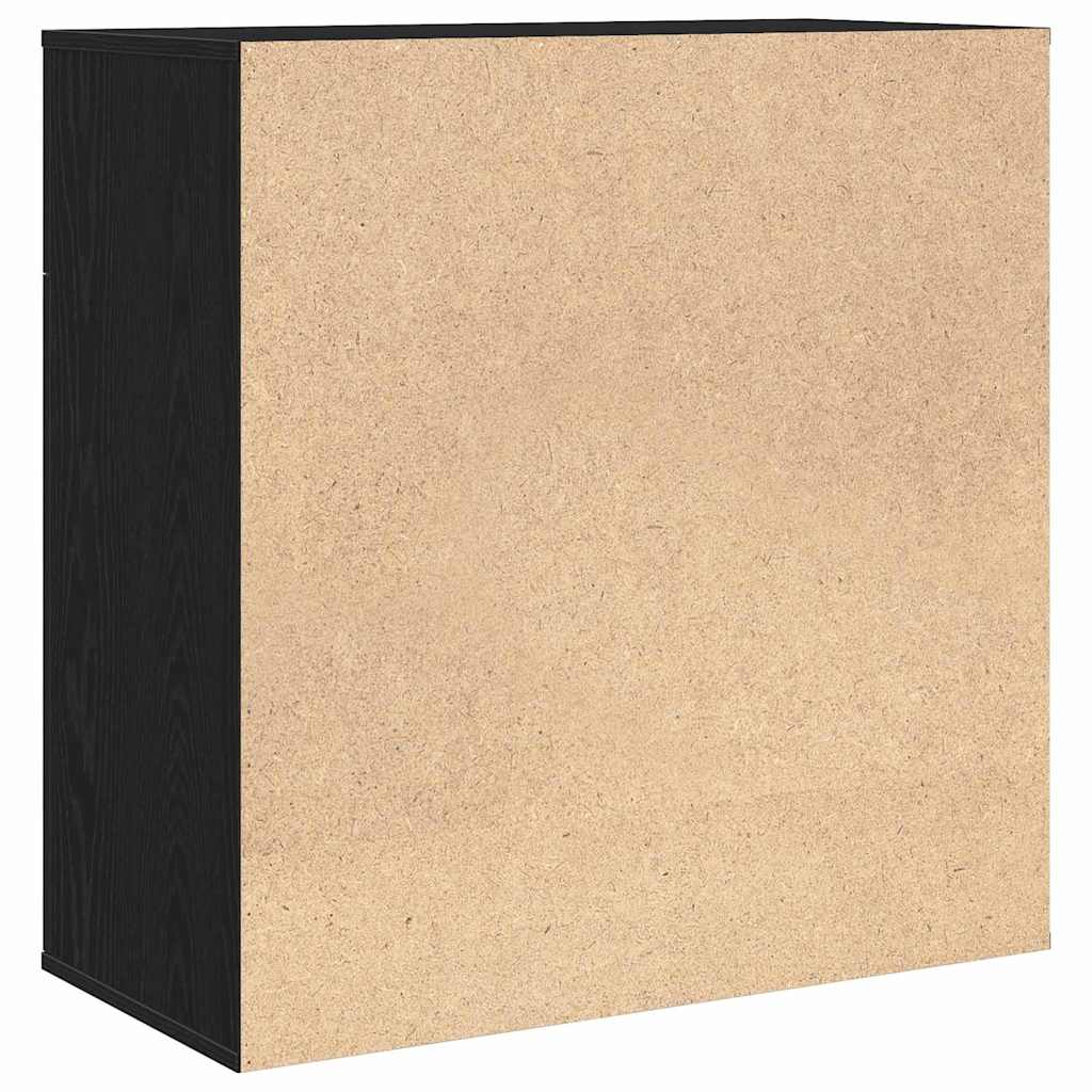 Skänk Svart Ek med låda 78 x 38 x 80 cm