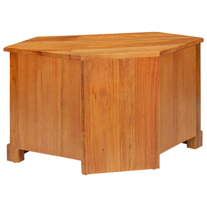 TV-Möbel Trä HörnTVSkåp Naturfärg 79 x 40 x 46 cm Massivt mahognyträ
