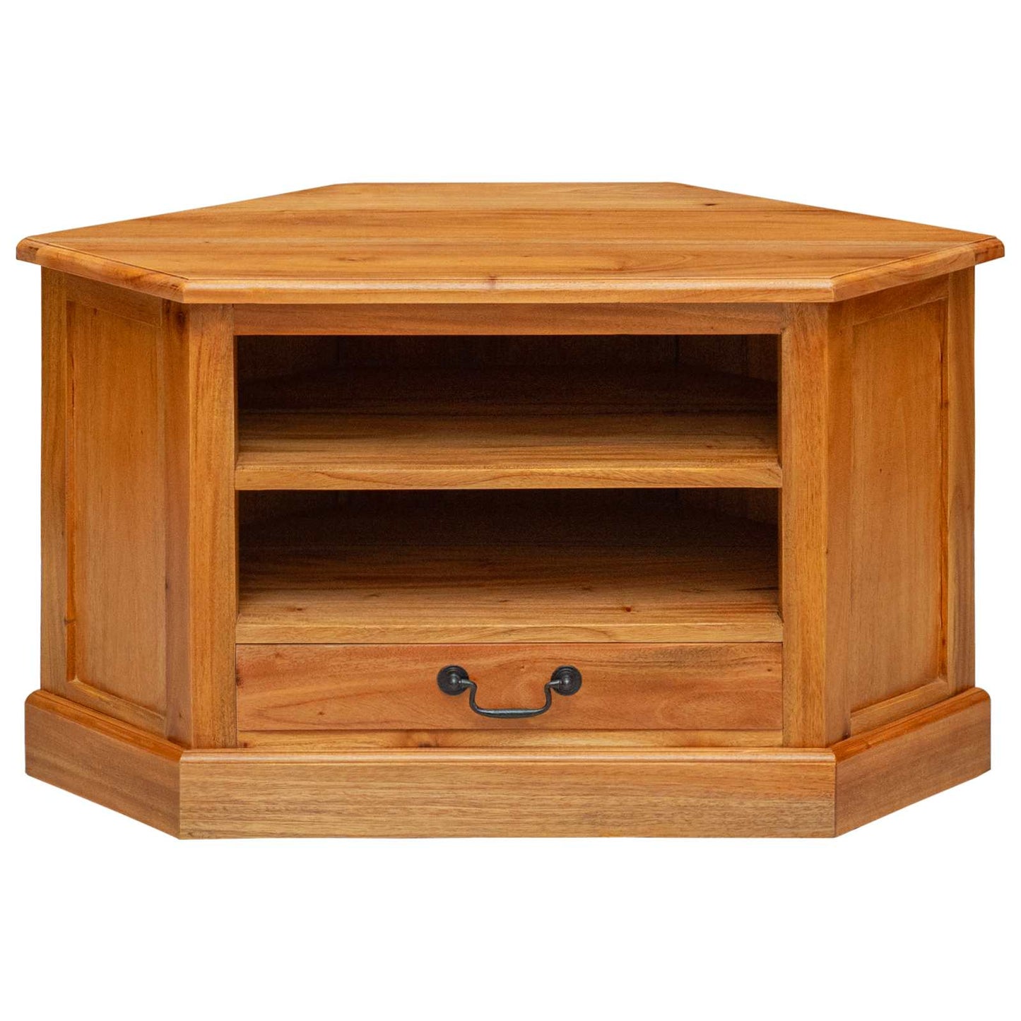 TV-Möbel Trä HörnTVSkåp Naturfärg 79 x 40 x 46 cm Massivt mahognyträ