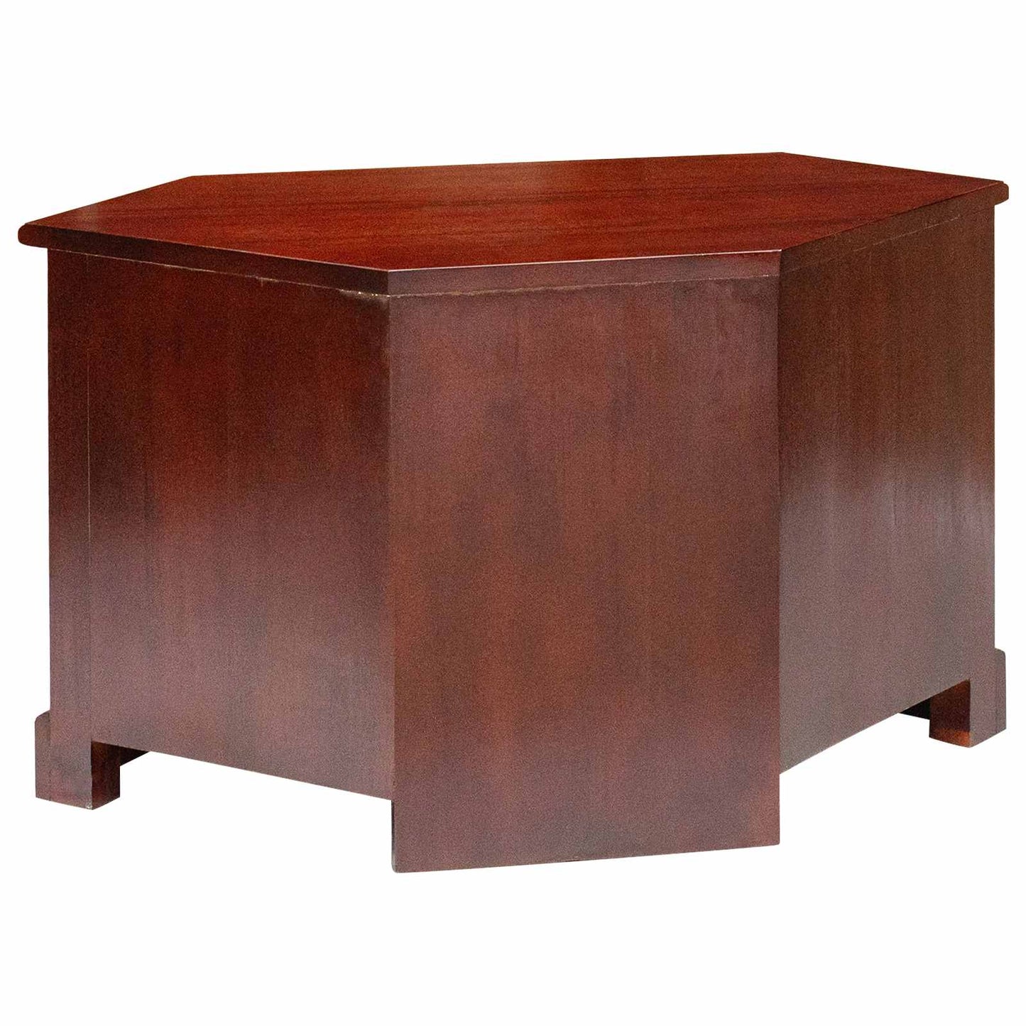 TV-Möbel Brun HörnTVSkåp med låda 79 x 40 x 46 cm Massivt mahognyträ