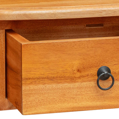 Avlastningsbord Konsollbord Trä Naturfärg 50,5 x 30 x 75,5 cm Massivt mahognyträ