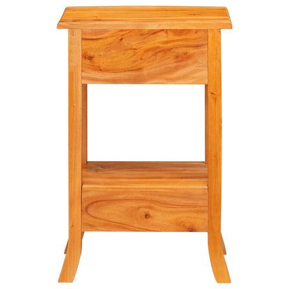 Avlastningsbord Konsollbord Trä Naturfärg 50,5 x 30 x 75,5 cm Massivt mahognyträ