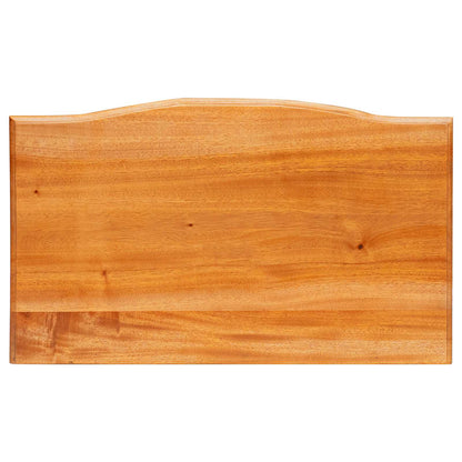 Avlastningsbord Konsollbord Trä Naturfärg 50,5 x 30 x 75,5 cm Massivt mahognyträ