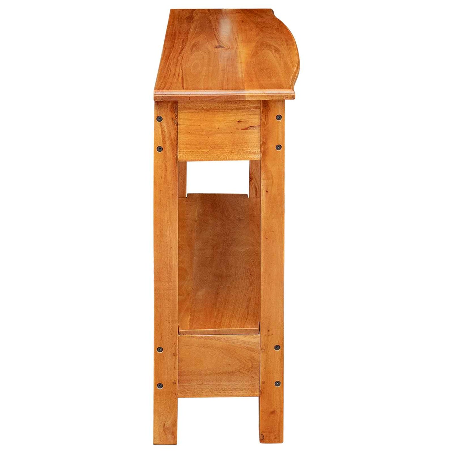 Avlastningsbord Konsollbord Trä Naturfärg 115 x 32 x 76 cm Massivt mahognyträ