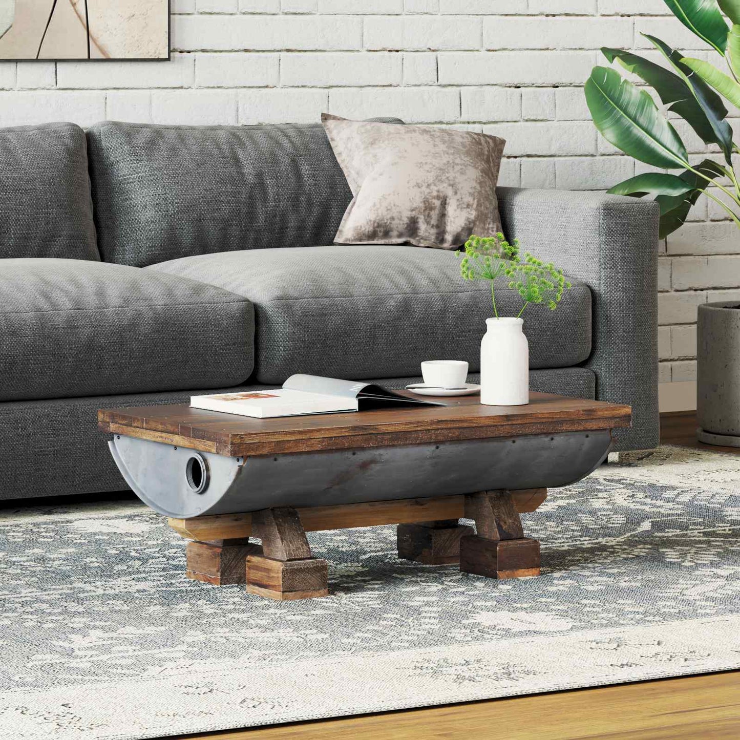 Soffbord Trä Naturfärg 90 x 50 x 35 cm trä
