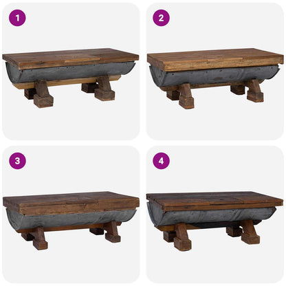 Soffbord Trä Naturfärg 90 x 50 x 35 cm trä
