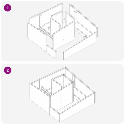 Utomhus Blomkruka Metall Vit 80 x 80 x 50 cm Kallvalsat stål