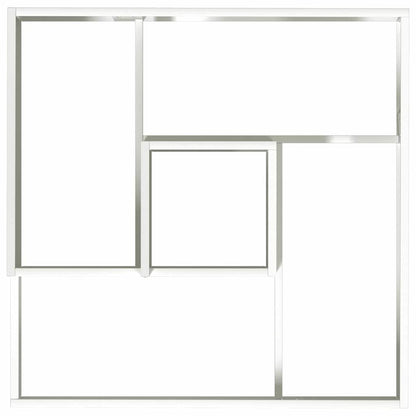 Utomhus Blomkruka Metall Vit 80 x 80 x 50 cm Kallvalsat stål