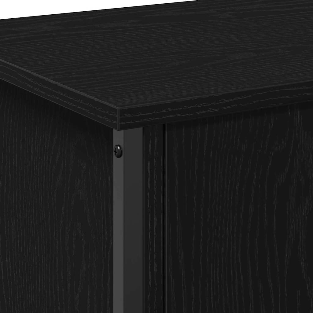 TV-Möbel Svart Ek TV-skåp 100 x 35 x 45 cm