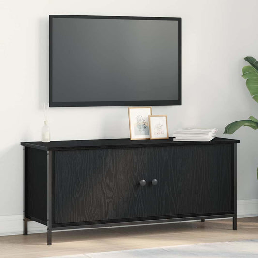 TV-Möbel Svart Ek TV-skåp 100 x 35 x 45 cm