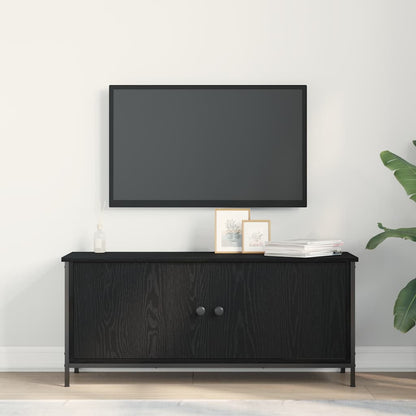 TV-Möbel Svart Ek TV-skåp 100 x 35 x 45 cm