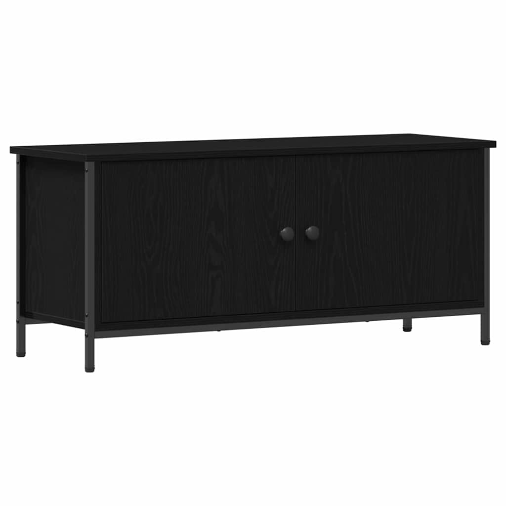 TV-Möbel Svart Ek TV-skåp 100 x 35 x 45 cm