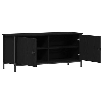 TV-Möbel Svart Ek TV-skåp 100 x 35 x 45 cm