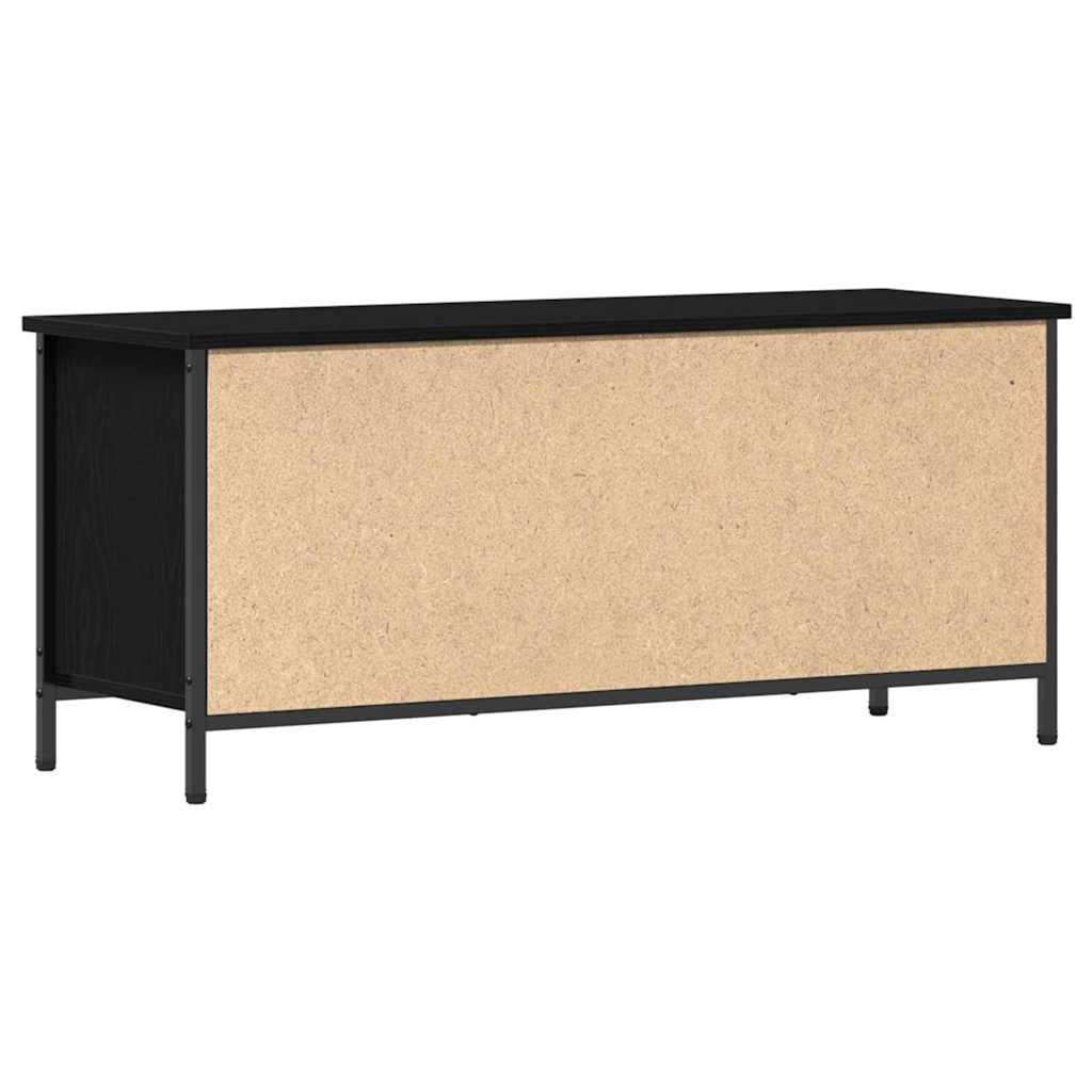 TV-Möbel Svart Ek TV-skåp 100 x 35 x 45 cm