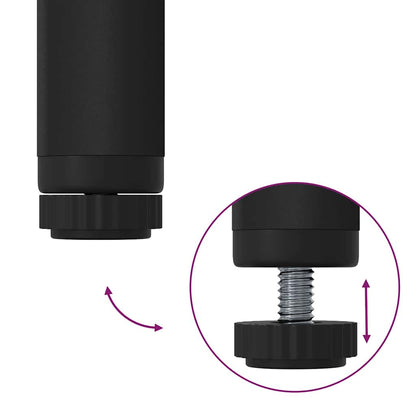 Hallmöbler Klädhängare med hylla Svart 120 x 44 x 160 cm