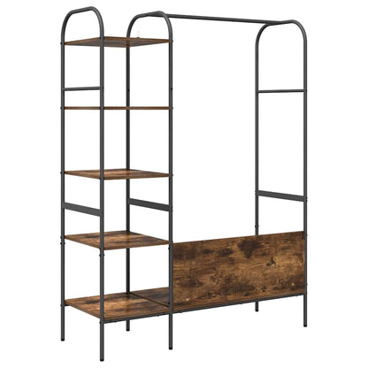 Hallmöbler Klädhängare med hylla Brun 120 x 44 x 160 cm