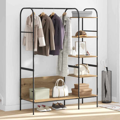 Hallmöbler Klädhängare med hylla Beige 120 x 44 x 160 cm