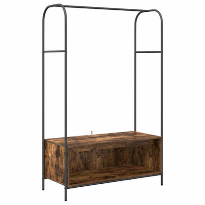 Hallmöbler Klädhängare med lagring Brun 100 x 44 x 160 cm