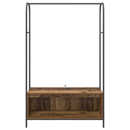 Hallmöbler Klädhängare med lagring Brun 100 x 44 x 160 cm