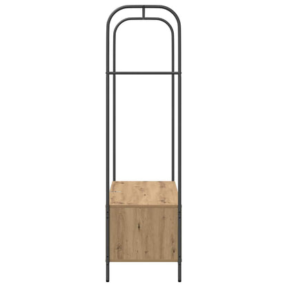 Hallmöbler Klädhängare med lagring Brun 100 x 44 x 160 cm