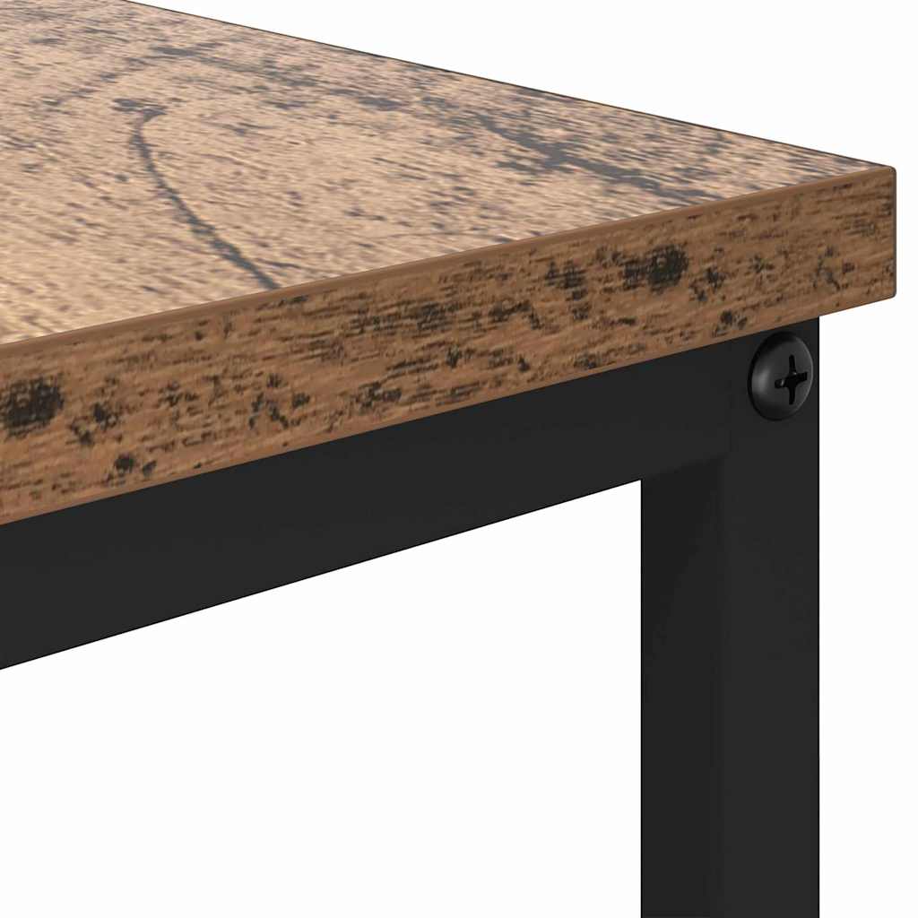 Soffbord Åldrat Trä 100 x 51 x 45 cm