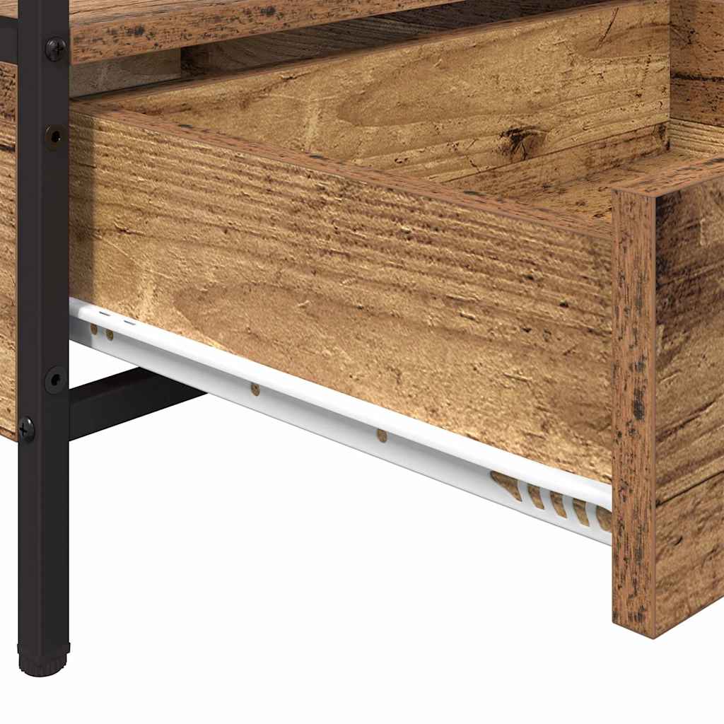 Soffbord Åldrat Trä 100 x 51 x 45 cm