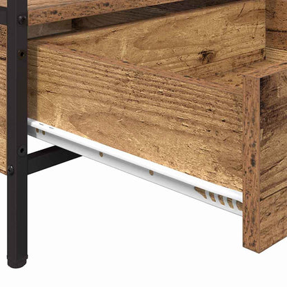 Soffbord Åldrat Trä 100 x 51 x 45 cm